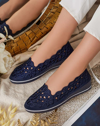 Royalfashion Dámské polobotky na nízkém podpatku Dellio