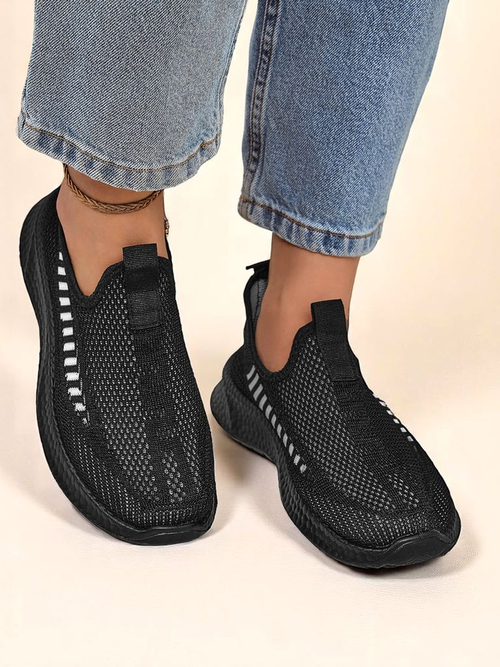 Royalfashion Жіночі сліпони спортивні текстильні Sport Slip-On