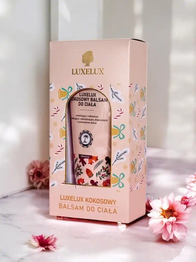 Luxelux vánoční tělový balzám s kokosovou vůní 300 ml