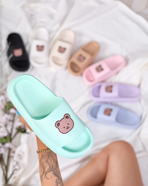Жіночі гумові шльопанці Royalfashion Mint Mabyn