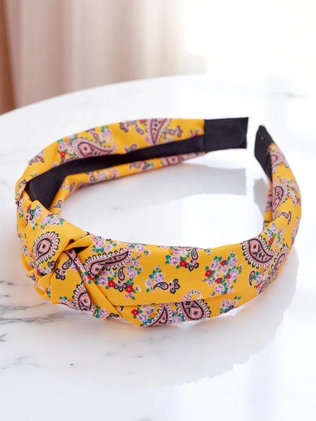 Royalfashion Molly Twist Vzorovaná Pletená Čelenka do vlasů