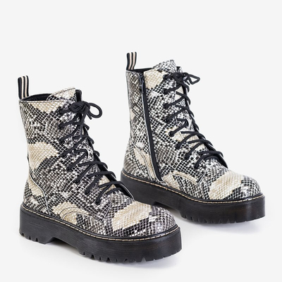 Dámské hadí ploché podpatky Chic Glam - boty