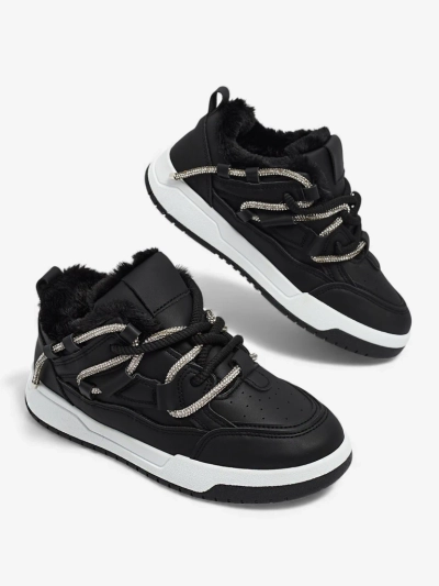 Dámské Sneakers Luna Černé z Ekologické Kůže pro Každodenní Nošení