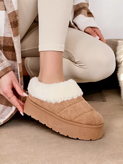 Royalfashion Krátké dámské boty a'la sněžné boty Eliozi