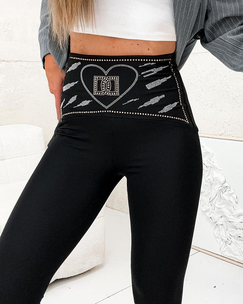 Жіночі легінси Royalfashion з цирконами