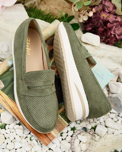 Royalfashion Dámské mokasíny na nízkém podpatku Sirn