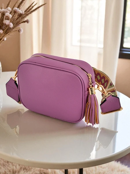 Royalfashion Malá dámská kabelka z eko kůže s barevným popruhem Kovi Lace