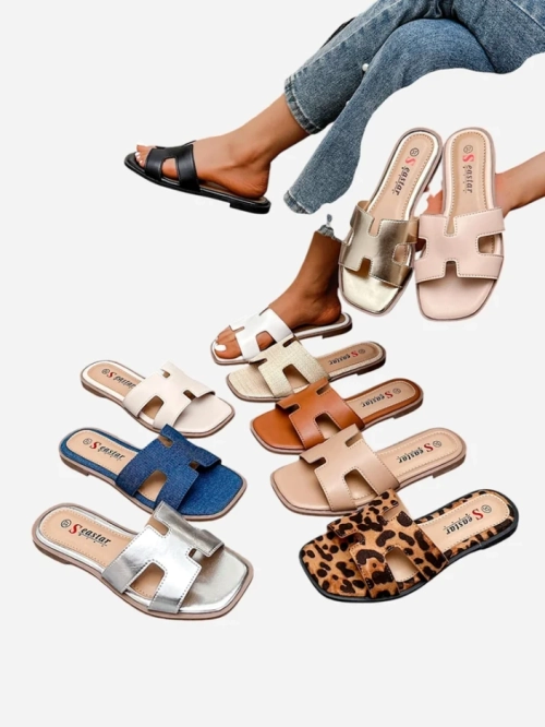 Royalfashion Дамські сандалі без підборів Eval