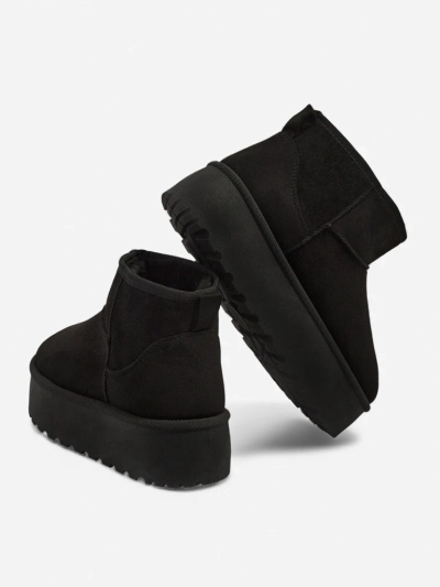 Dámské kotníkové boty Luna Černé Kožené Elegantní pro Podzim