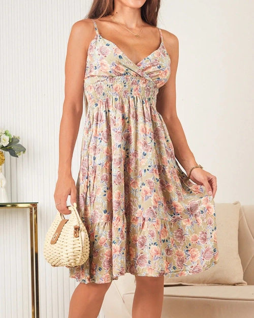 Жіноча бавовняна квіткова сукня Royalfashion