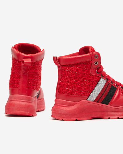 Dámské červené sportovní tenisky Hasmali - Obuv