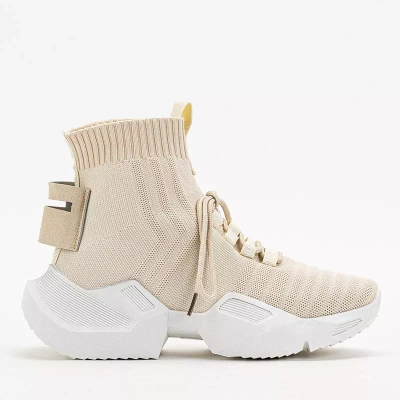 OUTLET Vysoce krémová dámská sportovní obuv Owami - Obuv