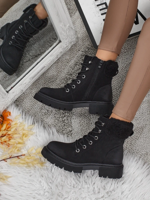 Жіночі ботильйони-трапери з хутром Tessara