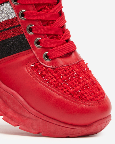 Червоні жіночі кросівки Hasmali