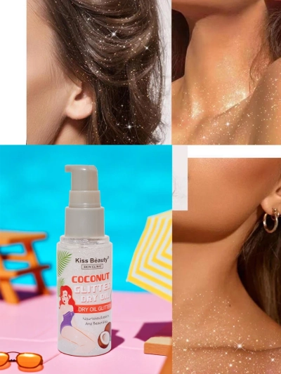 Summer Spray – Рідкий хайлайтер для обличчя та тіла Кокос