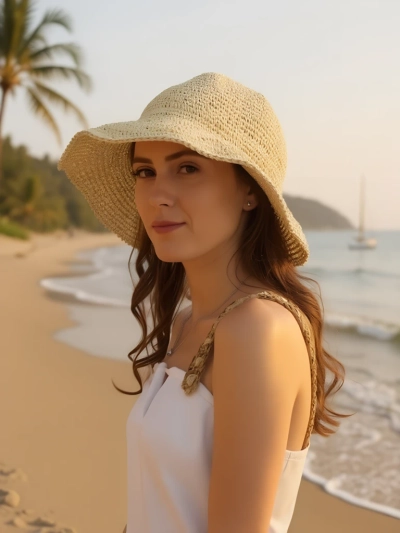 Royalfashion Жіночий солом'яний капелюх Shade Muse