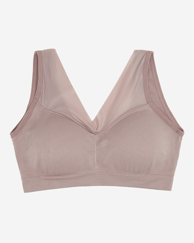 Fialová dámská sportovní podprsenka se širokými ramínky – spodní prádlo