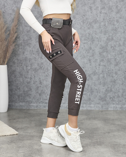 Темно-сірі жіночі бойові штани - одяг