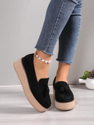 Royalfashion Dámské mokasíny na wedge podpatku Ogalda