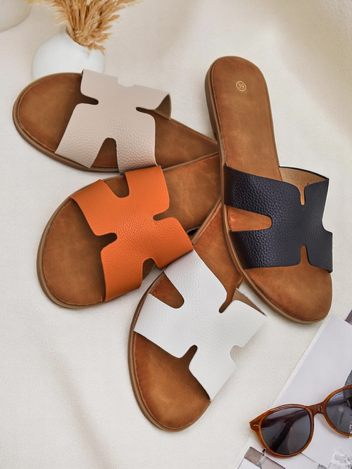 Royalfashion Жіночі шльопанці на плоскій підошві Повсякденний стиль