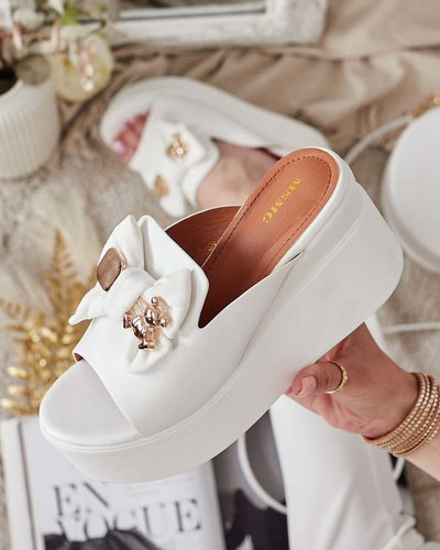 Royalfashion Жіночі шльопанці Dalimes на котурні
