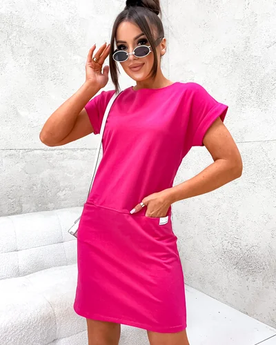 Royalfashion Dámské šaty z bavlněné tkaniny