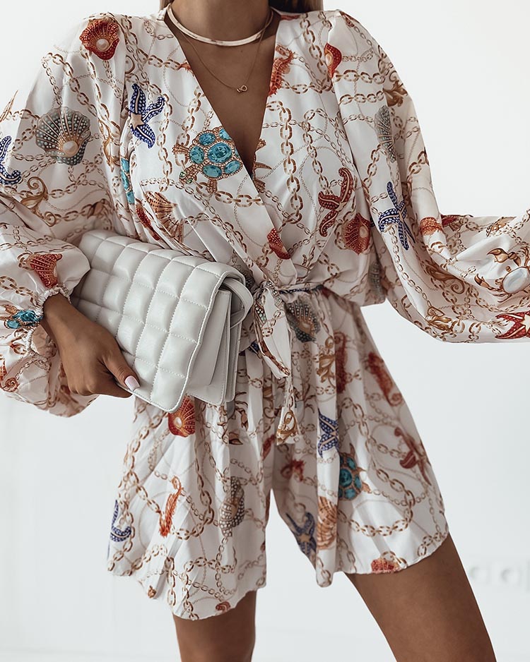 Royalfashion Dámský vzorovaný overal