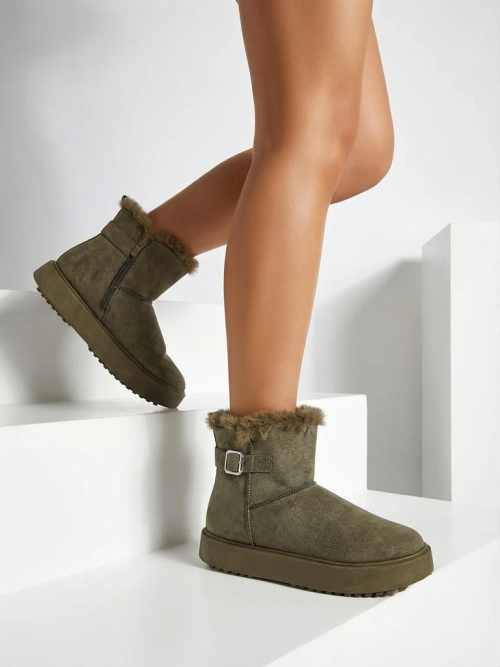 Royalfashion Короткі жіночі черевики a'la снігоходи Aurelia Classico