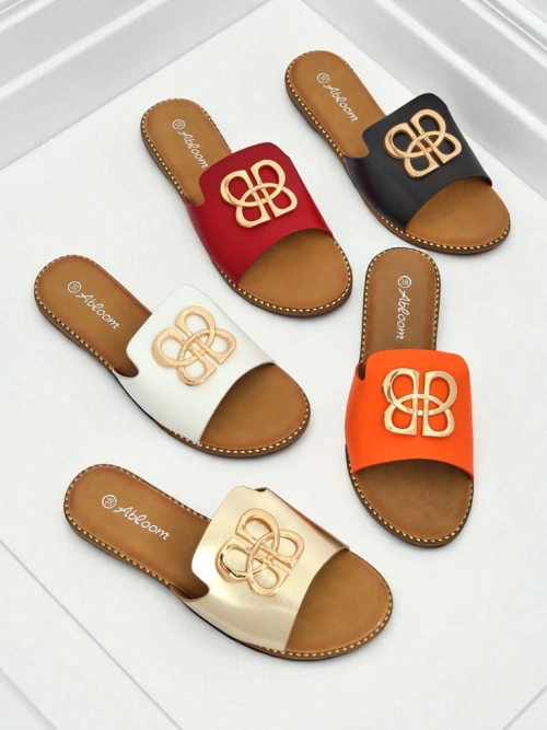 Royalfashion Жіночі тапочки на плоскій підошві Heraklia