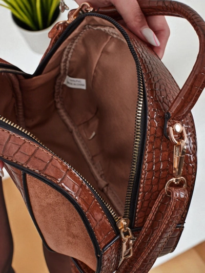 Malá dámská kabelka z lakované eko kůže Lunar Space