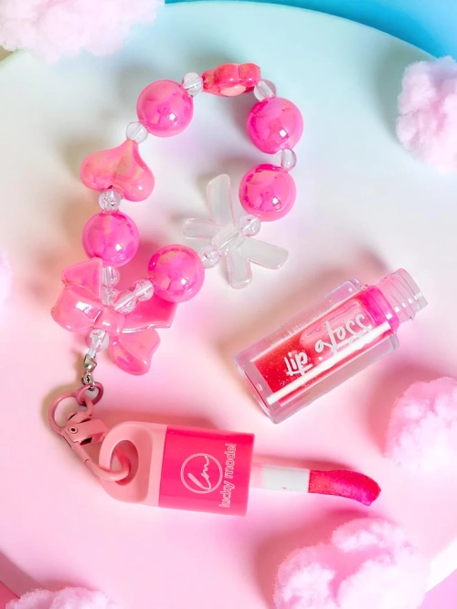 Блиск для губ для дітей з браслетом Малина