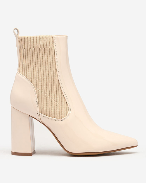 Royalfashion Білі жіночі черевики на шпильці Lady Jeny