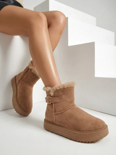 Royalfashion Krátké boty a'la sněhule dámské Winter Crest