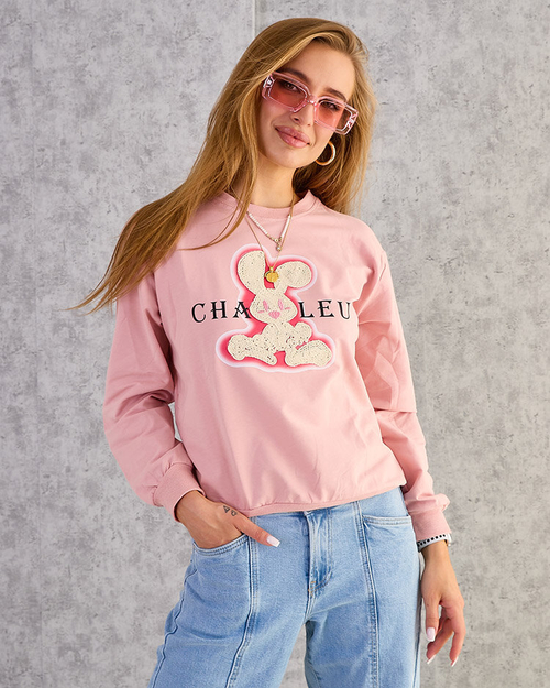 Світшот Royalfashion Жіночий бавовняний світшот з тонким принтом