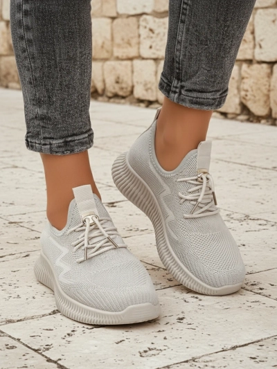 Aurelia Bianca – bílé dámské sneakersy Royalfashion na ploché podrážce