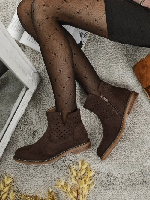 Жіночі ботильйони з натуральної шкіри Rito