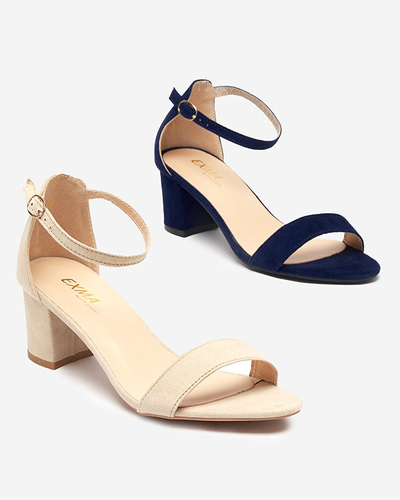 Бежеві жіночі босоніжки на пост Неліно - Взуття