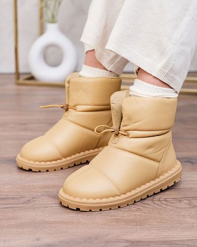 Royalfashion Dámské sněhule v hnědé barvě Nevonsisia