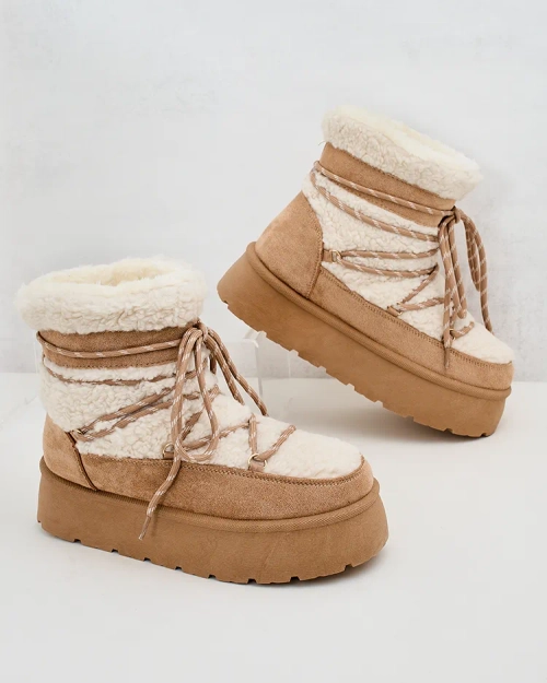 Royalfashion Жіночі снігоступи на шнурівці Evonie