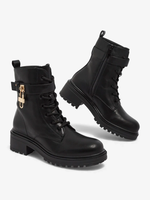 Жіночі Ботфорти Luna Чорні Шкіряні Елегантні на Осінь