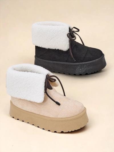 Dámské sněhule s šněrováním Royalfashion Wdeno