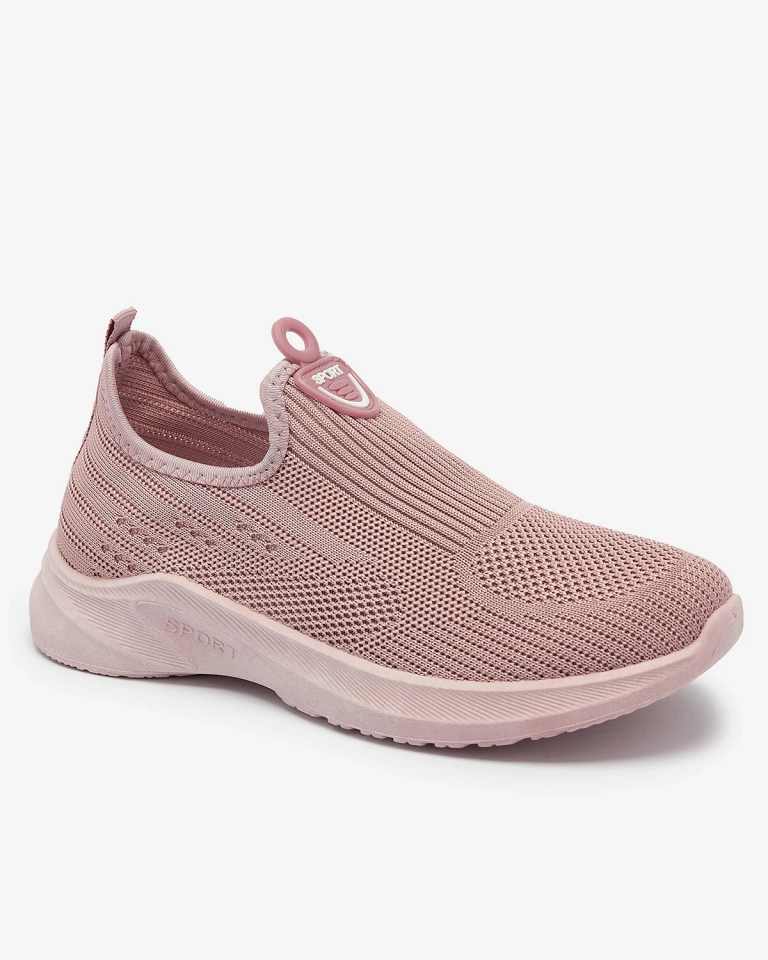Růžová dámská látková sportovní obuv Slip On Regika - Obuv