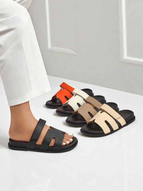 Royalfashion Жіночі шльопанці зі штучної шкіри ReppiFlex