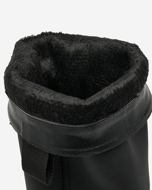 Жіночі високі чоботи Royalfashion чорного кольору Denesis