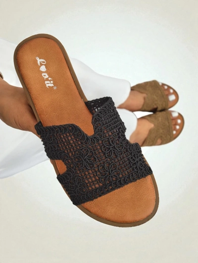 Rpyalfashion Dámské sandály s ozdobným páskem Braida