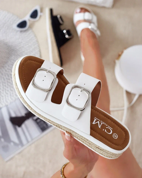 Royalfashion Жіночі шльопанці з пряжками Ossfo