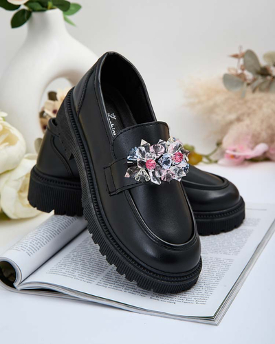 Royalfashion Жіночі мокасини з різнокольоровим бісером Karonia