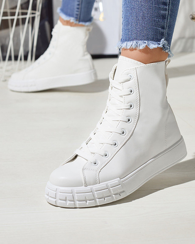 Білі жіночі спортивні туфлі Feieef- Footwear