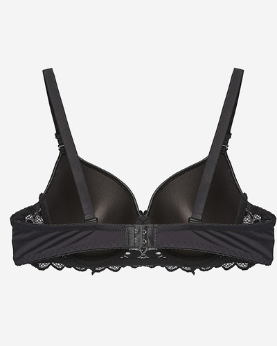 Жіночий мереживний бюстгальтер чорного кольору - Нижня білизна