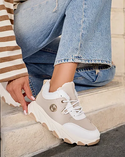 Royalfashion Dámské zateplené tenisky Aronni